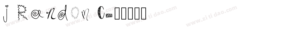 J Random C字体转换